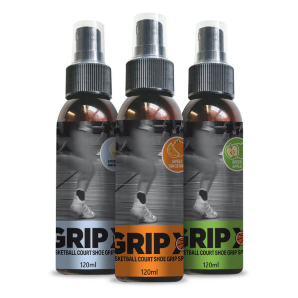 Shoe grip spray for indoor athletes - Grip X