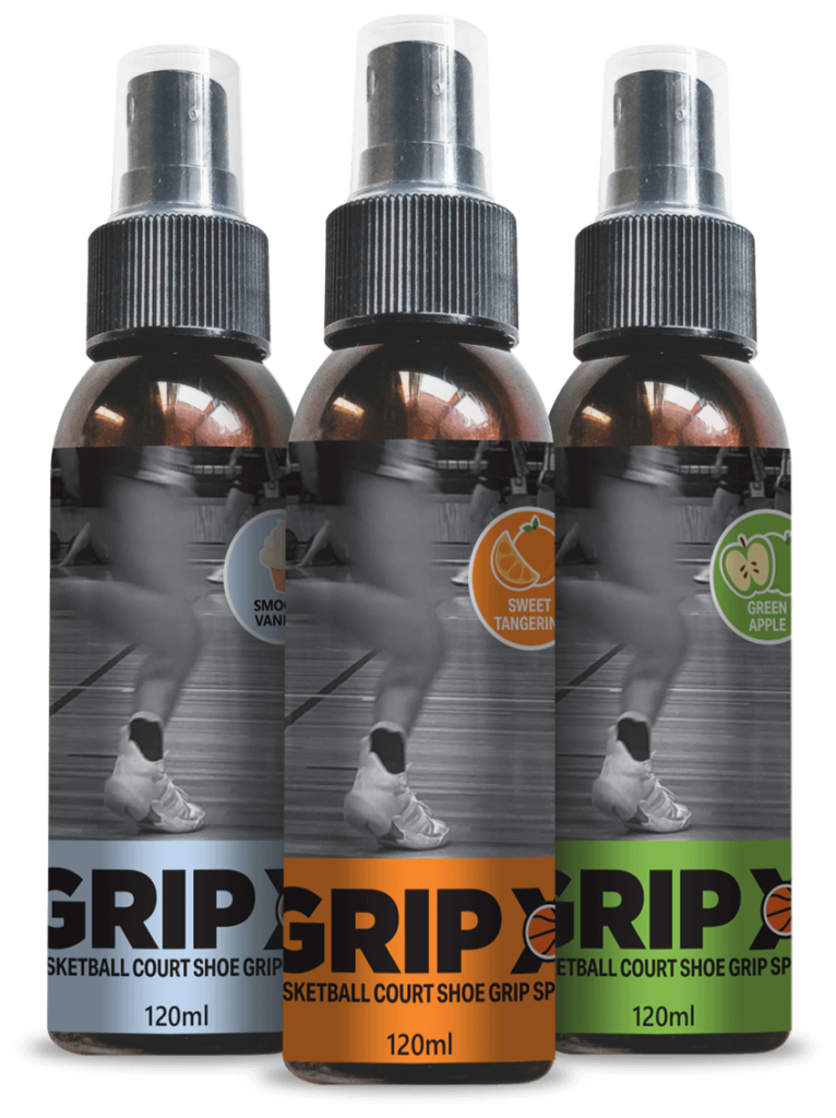 Shoe grip spray for indoor athletes Grip X