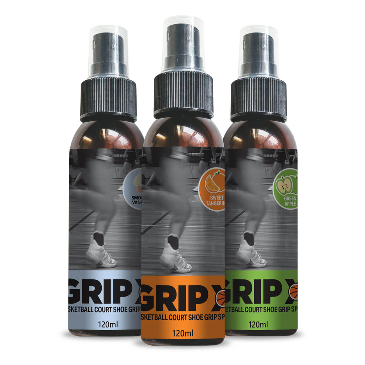 Shoe grip spray for indoor athletes Grip X